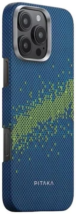 Image Husă pentru smartphone Pitaka StarPeak Luminous for iPhone 16 Pro Max（Milky way galaxy (KI1604PMYG)