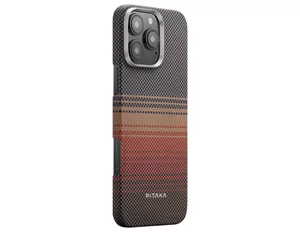 Image Husă pentru smartphone Pitaka Tactile Woven case for iPhone 16 Pro max Moonrise