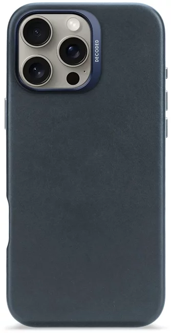 Чехол Decoded Coque Cuir iPhone 16 Pro Max Navy