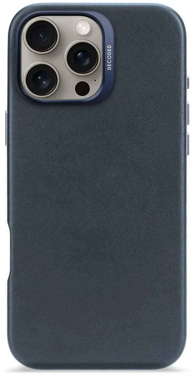 Image Чехол Decoded Coque Cuir iPhone 16 Pro Max Navy