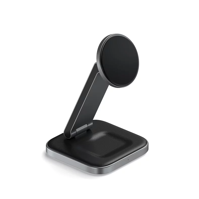 Image Зарядное устройство Satechi 2-in-1 Foldable Qi2 Wireless Charging Stand