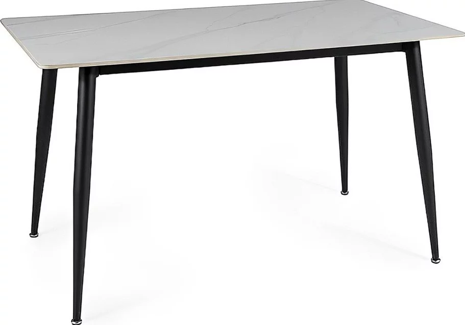 Image Стеклянный стол Signal Rion 160 Белый/Черный