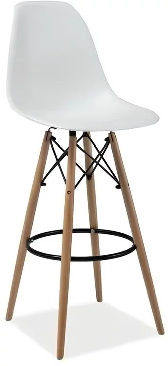 Scaun de bar Signal Enzo H-1 Fag (Maro)/Alb