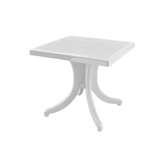 Masa plastic Orlando 80x80 Sanja (Alb)