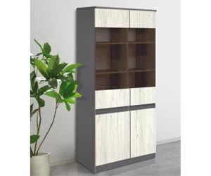 Image Витрина Modern Komfi 80cm (Slate Gray/Craft Oak White)