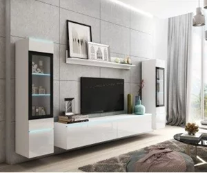 Image Living Bratex Vera II (White/White Gloss)