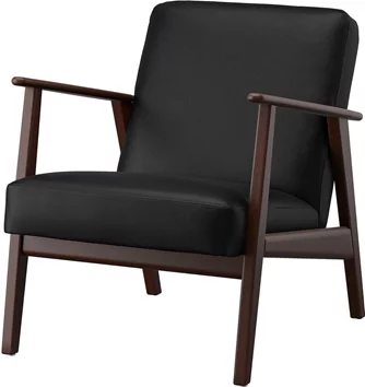 Fotoliu Ikea Ekenaset/Jonsbyn (Negru)