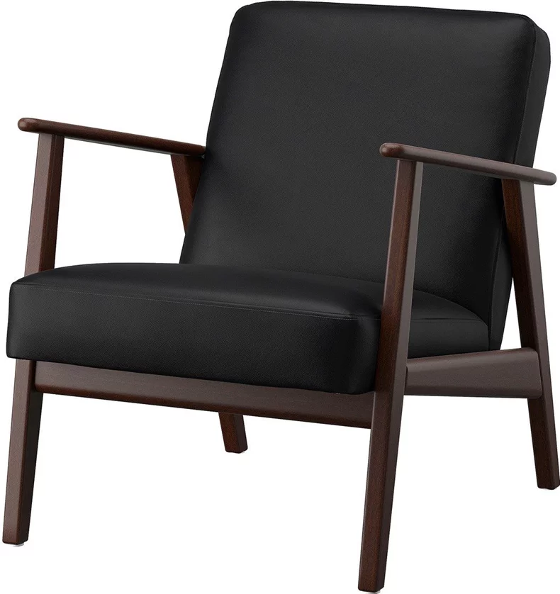 Image Fotoliu Ikea Ekenaset/Jonsbyn (Negru)