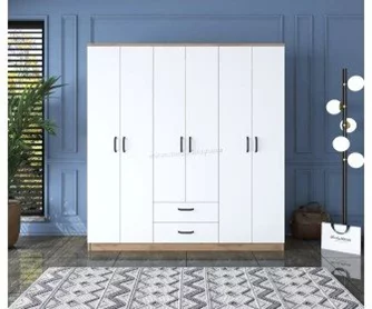 Dulap Mirage Meble BA115 6D2S (Walnut/White)
