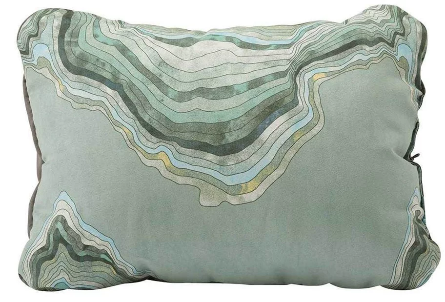 Image Подушка Cascadedesigns Compressible Pillow Cinch Large Sage Topo Wave