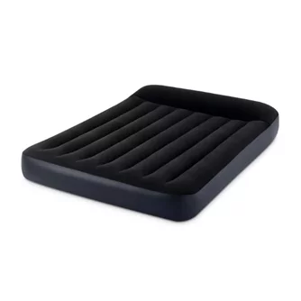 Надувной матрас NTEX Pillow Rest Classic 137x191x25 см с подголовником, встр.нас. 220-240В, до 272