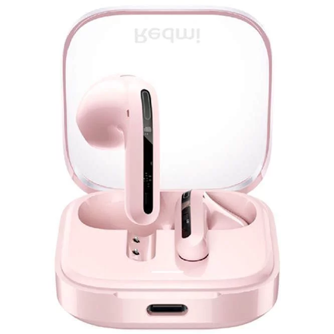 Image Наушники Xiaomi Redmi Buds 6 Active - Transparent Powder, Pink