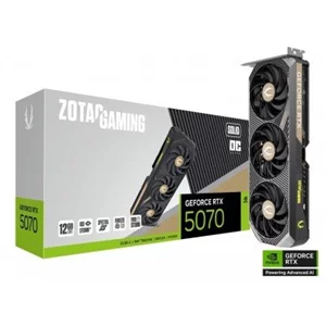 Image Видеокарта ZOTAC GeForce RTX 5070 SOLID OC / 12GB / GDDR7 / 192bit