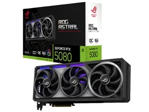 Image Placă Video ASUS ROG-ASTRAL-RTX5080-O16G-GAMING, 16GB GDDR7 256bit