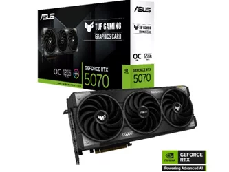 Видеокарта ASUS TUF-RTX5070-O12G-GAMING, 12ГБ GDDR7 192бит