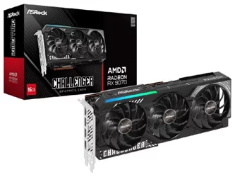 Placă video ASRock Radeon RX 9070 Challenger