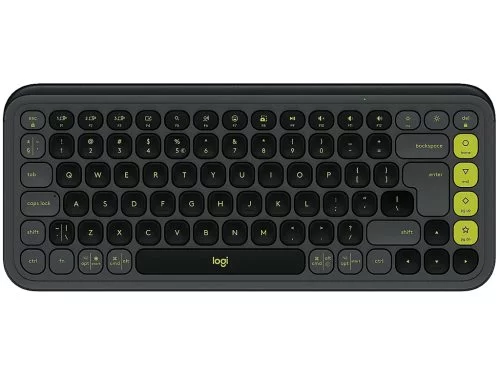 Image Клавиатура Wireless Logitech POP Icon Keys Graphite/Green Keyboard