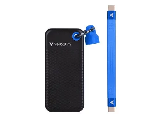 Image Dispozitiv Verbatim Pocket SSD 2TB USB 3.2 Gen 2, Black/Blue