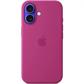 Husă pentru smartphone Apple iPhone 16 Silicone Case with MagSafe Fuchsia