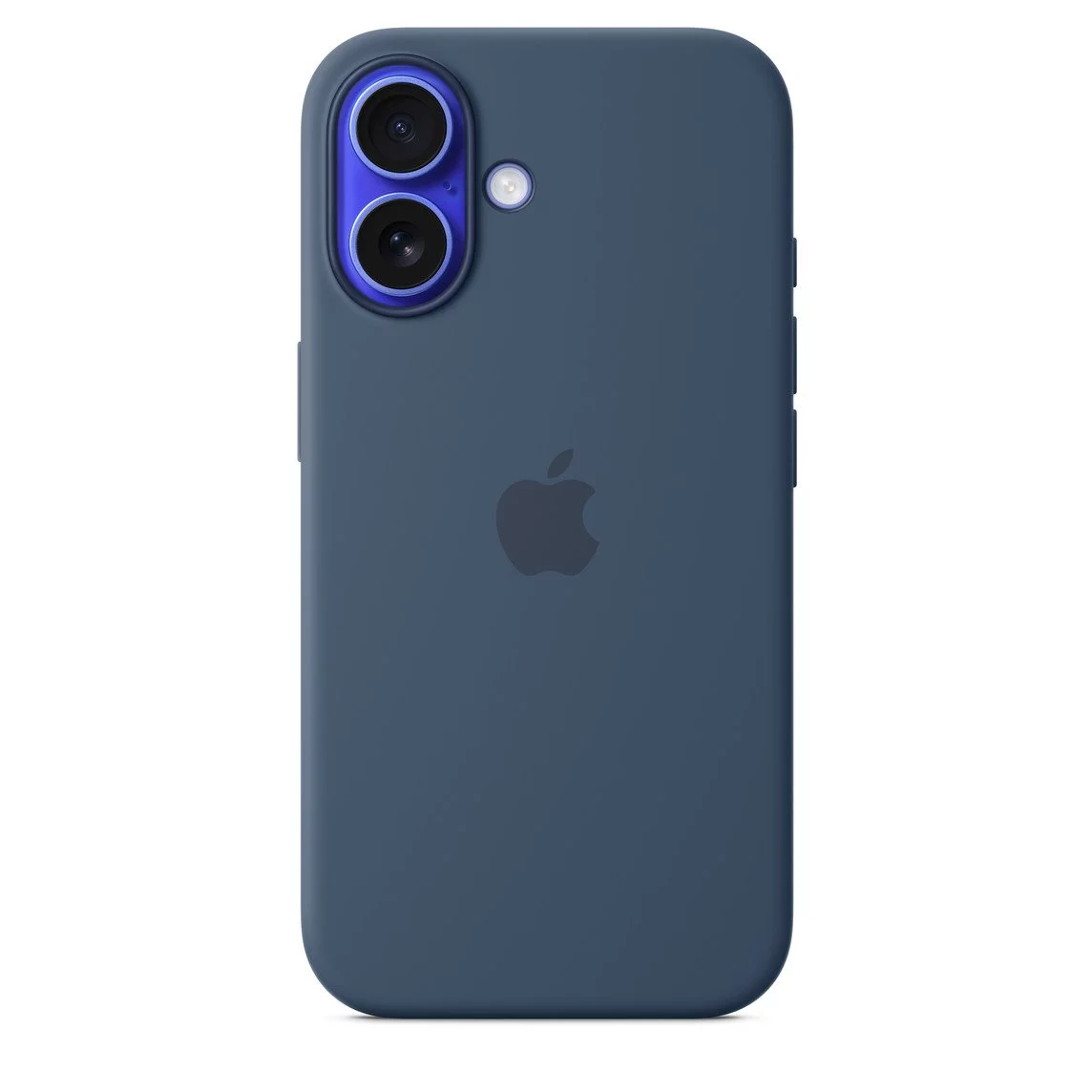 Husa iPhone 16 Silicone Case with MagSafe – Denim