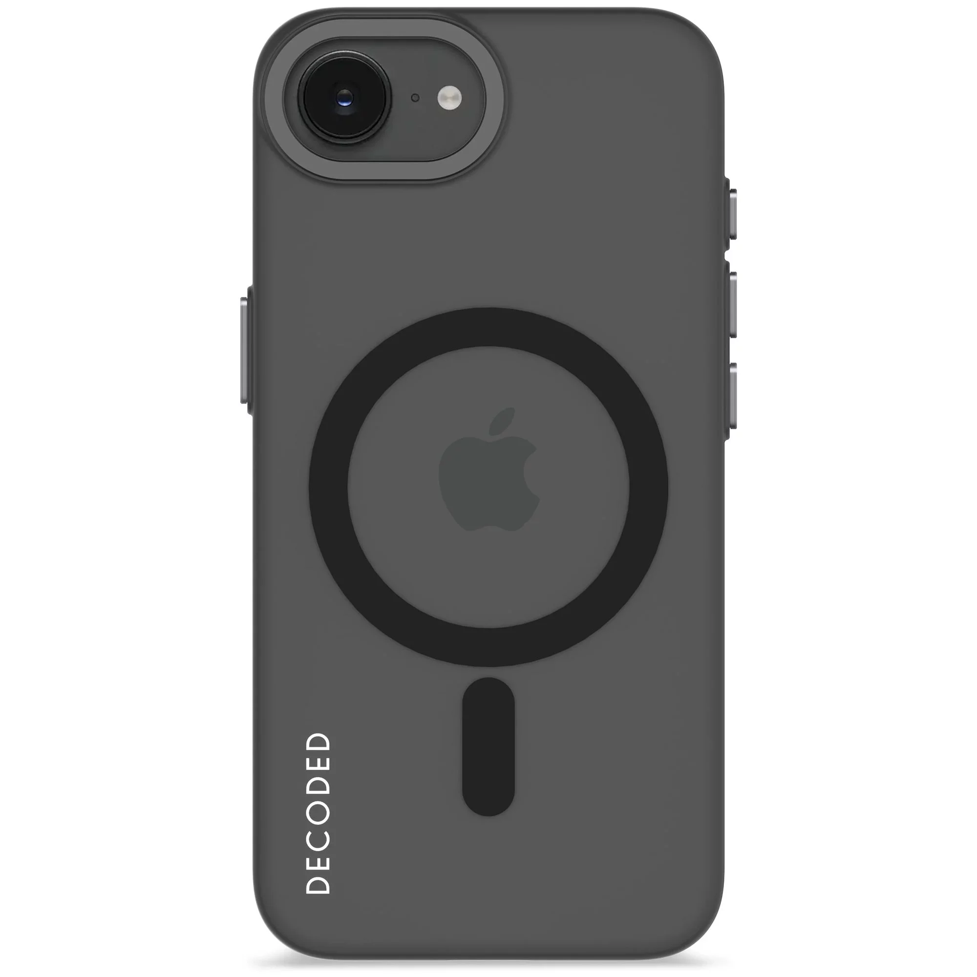 Husă DECODED cu MagSafe pentru iPhone 16e, Black