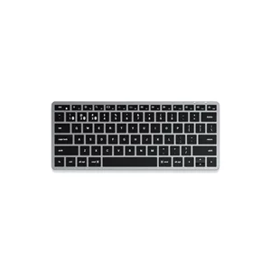 Image Клавиатура SLIM X1 Bluetooth USB-C QWERTY Rétroéclairé et Compact Satechi Gris