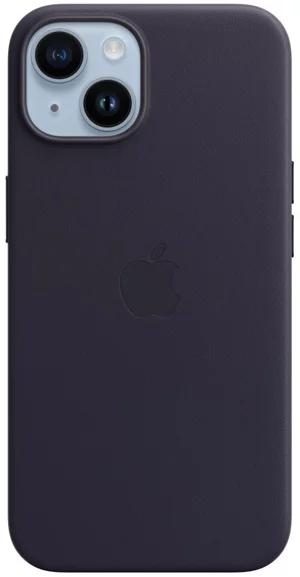 Image Чехол Apple iPhone 14 Plus Leather Case with MagSafe Ink