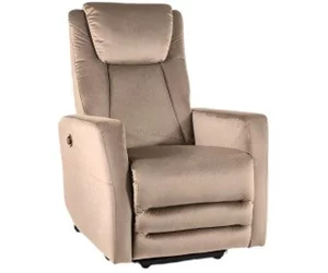 Image Fotoliu-recliner Signal Adonis Velvet (Dark Beige)