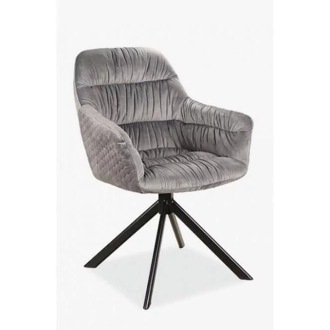 Image Scaun Signal Astoria II Velvet (Gray/Black)