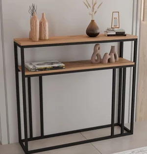 Image Консольный стол Prestige Siena 2 Layer 100x25x90 (Pine/Black)