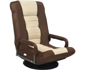 Fotoliu gaming Costway HW65937BN (Brown/Beige)