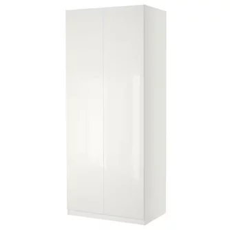 Dulap Ikea Pax/Fardal/Komplement 100x60x236 White/White Gloss