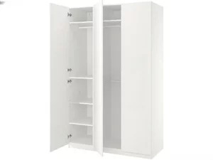 Image Dulap Ikea Pax/Forsand 7 rafturi/3 bare 150x60x236 (Alb)