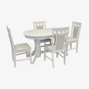 Image Set de bucatarie Evelin HV-31N Light Creme + 4 стулa Deepa R Light Creme/NV-1WP