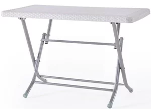 Image Стол складной Heniver Rattan, White