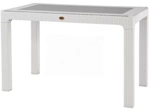 Image Стол Heniver Rattan, White