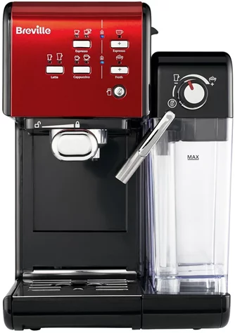 Cafetiera electrica Breville Prima Latte II Red