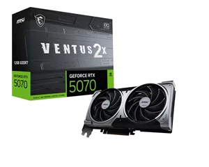 Image Placă Video MSI GeForce RTX 5070 VENTUS 2X 12G OC/ 12GB GDDR7