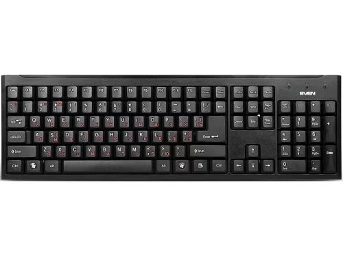 Image Клавиатура SVEN Standard 303 Power, Ru/Ukr/Eng, Black
