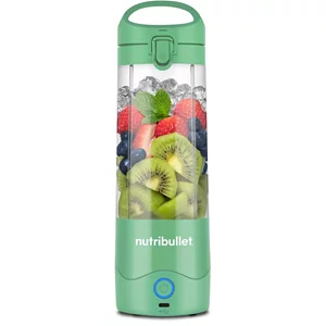 Image Blender portabil NUTRIBULLET NBP003LG, 0.47l, 1 treapta viteza, USB-C, Green