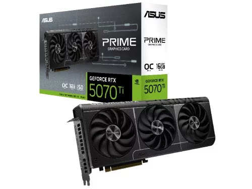 Image Placă video ASUS GeForce RTX 5070 Ti PRIME OC 16GB GDDR7 256bit