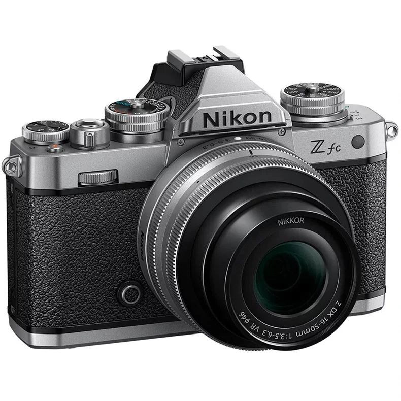 Image Aparat foto mirrlorless NIKON Z FC, 20.9MP, 4K, Wi-Fi, negru + Obiectiv 16-50mm VR