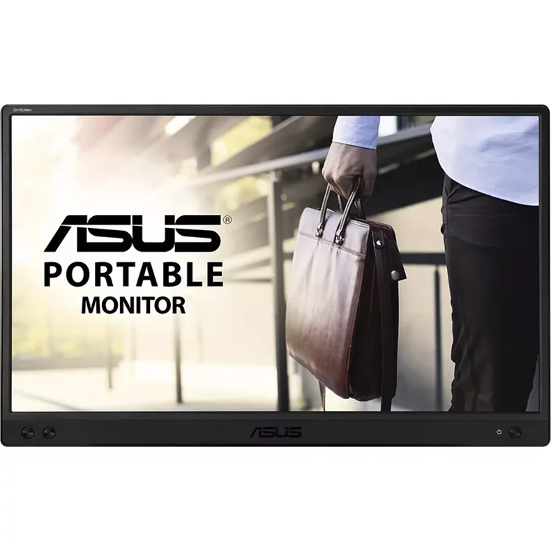 Image Monitor portabil LED IPS ASUS ZenScreen MB166C, 15.6", Full HD, 60Hz, Flicker Free Black