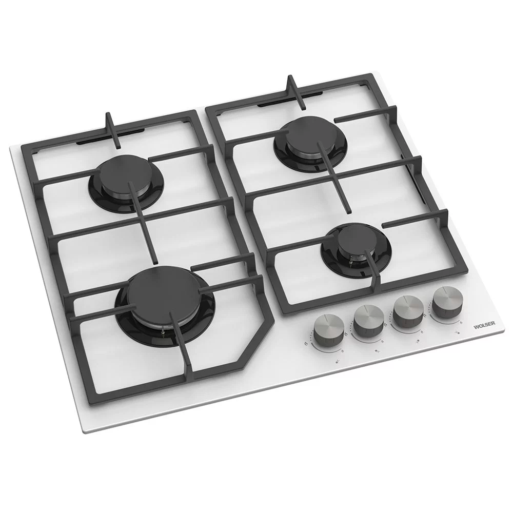 Plita de gaz incorporabila Wolser WL- F 6407 WHITE GL FFD