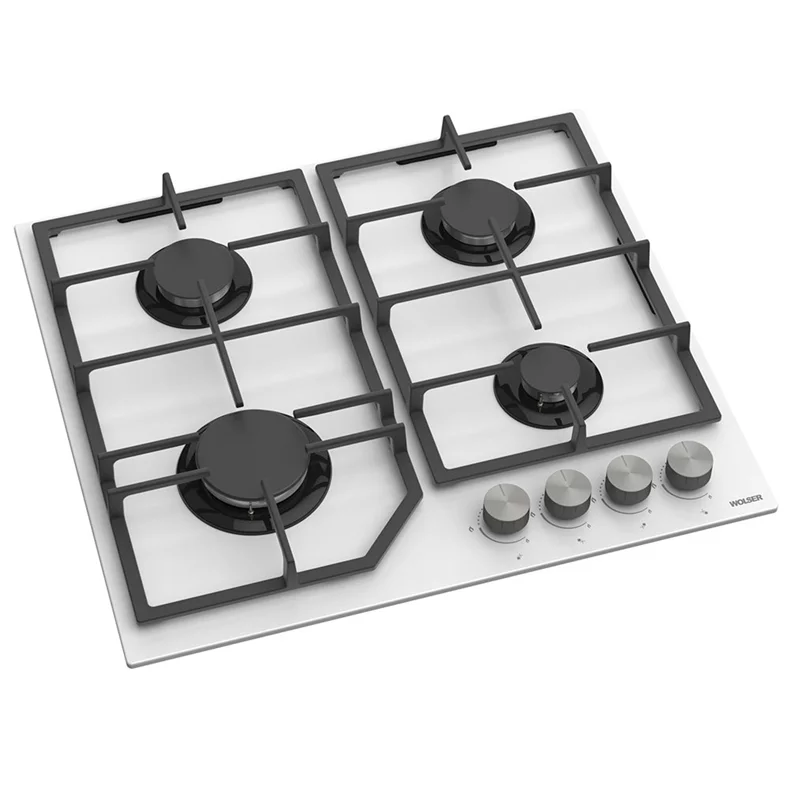Image Plita de gaz incorporabila Wolser WL- F 6407 WHITE GL FFD