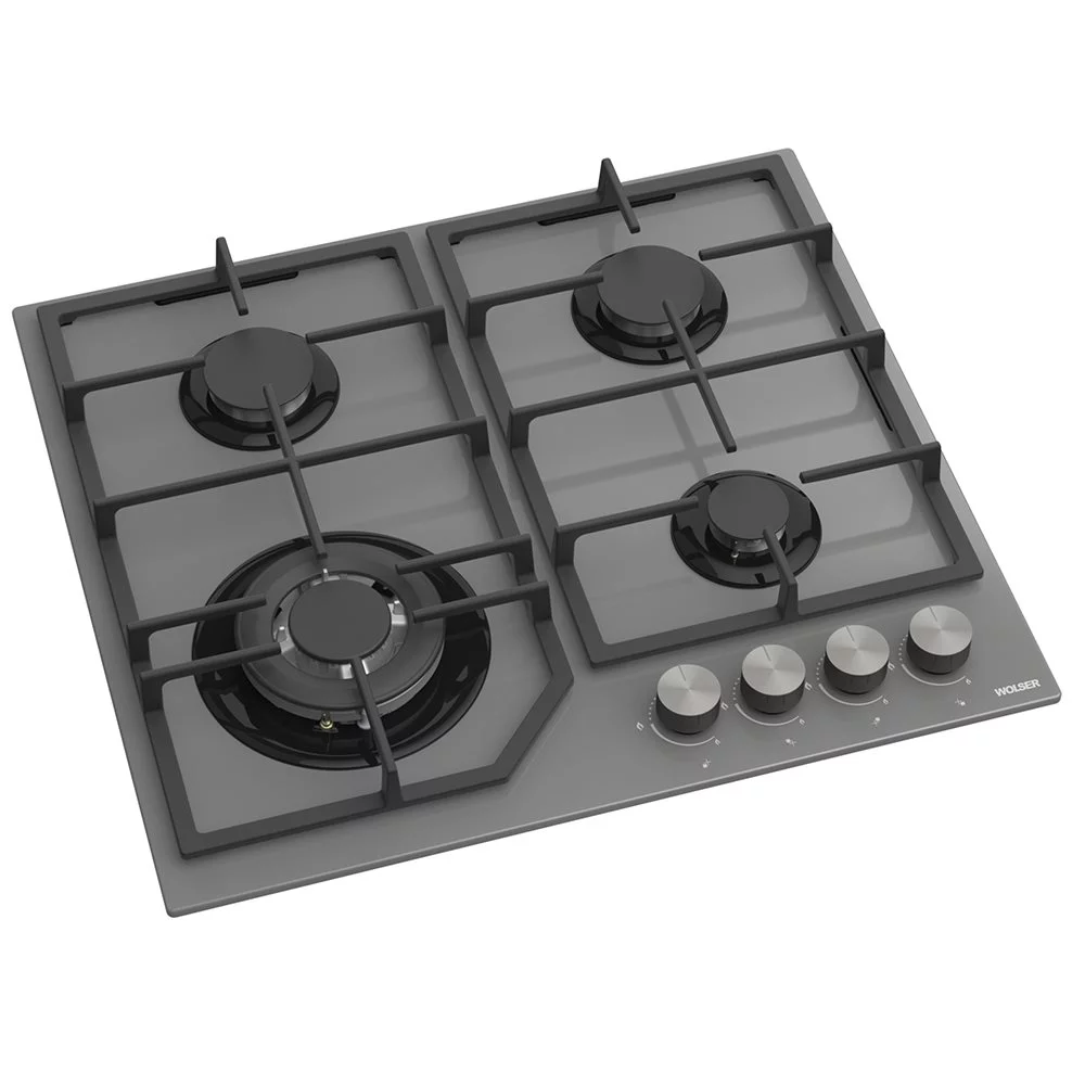 Plita de gaz incorporabila Wolser WL- F 6406 TURBO GREY GL FFD