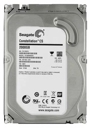 Image Жесткий диск Seagate ST2000NC001 Constellation CS Enterprise 3.5” HDD 2.0TB