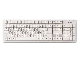 Tastatură SVEN Standard 301, EN/RU, White