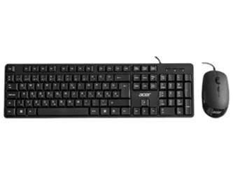 Комплект ACER WIRED KEYBOARD AKW900 WIN BLACK, US