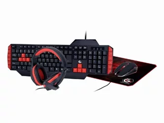 Комплект Gembird GGS-UMG4-02, En Black/Red